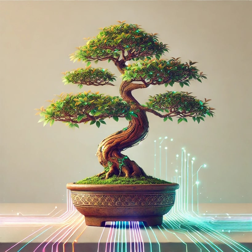 digitaler bonsai